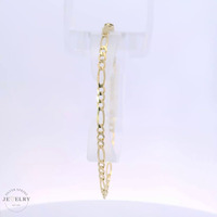  14k Figaro Link Bracelet