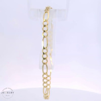 14k Figaro Link Bracelet