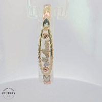 14k Leaf Bracelet