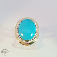 Turquoise Gemstone Ring 14KT