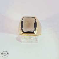 Smoky Topaz Ring 14KT Yellow Gold