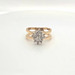 14K Diamond Cluster Ring