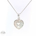14KT Heart White Gold Pendant (CHAIN IS NOT INCLUDED)