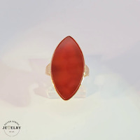Gemstone Agate Ring 14kt  