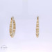 14k Scalloped Hoop Earrings