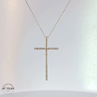 14KT White Gold Religious Necklace