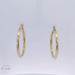 14K Yellow Gold Hoop Earrings