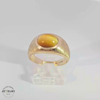Tiger Eye Ring 10KT Yellow Gold