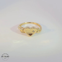 14KT Fancy Heart Ring