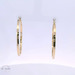 14k Squared Tube Hoop Earrings