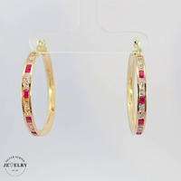 14KT Yellow Gold Hoops