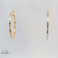 14KT Yellow Gold Hoops