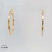 1KT Yellow Gold Hoops