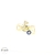 14KT Birthstone Sapphire Bow Yellow Gold Ring