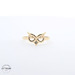 14KT Owl Ring Yellow Gold, Size 8