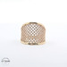 14KT Concave Ring Yellow Gold, Size 7.5
