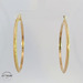 14KT Greek Key Hoops 