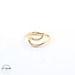 14KT Wave Yellow Gold Ring, Size 6