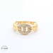 14KT Mariner Fancy Ring Yellow Gold, Size 8