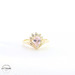 14KT Birthstone Tourmaline Yellow Gold Ring, Size 6 3/4