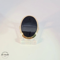 Onyx Gemstone Ring 14KT
