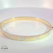 Fancy Bangle 14KT Two Tone