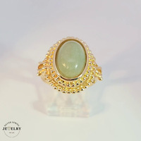 Jade Gemstone Ring 14KT