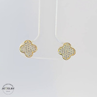 Clover Studs 14KT Yellow Gold