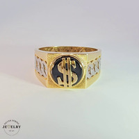 14KT Money Sign Ring