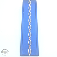 14KT Fancy Link Yellow Gold 7.5 Inches