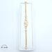 14KT Quinceañera Bismark Link Two Tone Bracelet 7 Inches 