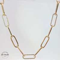 14KT Yellow Gold Paper Clip Chain