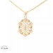 14KT Lady of Guadalupe Two Tone, 13mm (CHAIN IS NOT INCLUDED)