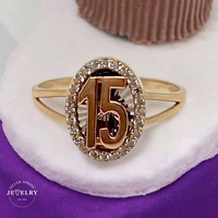 14KT Ring Quinceañera