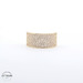 14KT Pave Ring Yellow Gold, Size 8