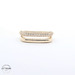 14KT Band Ring 2 Row Yellow Gold, Size 8.5