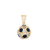 14KT Soccer Ball Pendant Yellow Gold Diameter 14mm (CHAIN IS NOT INCLUDED)