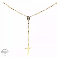 Rosary Necklace 14KT Yellow Gold