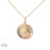 14KT Mexican Hat Pendant Yellow Gold Diameter 16mm (CHAIN IS NOT IINCLUDED)