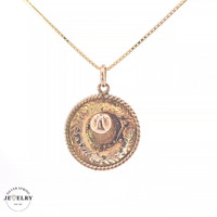 14KT Mexican Hat Pendant Yellow Gold 18mm (CHAIN IS NOT INCLUDED)