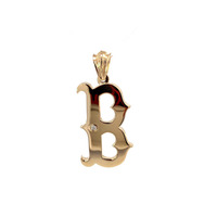 Letter " B" Charm with 0.25ct Round Diamond 