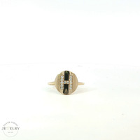  14K Yellow Gold "H" Initial Ring