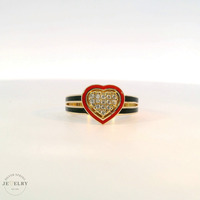  14k Yellow Gold Heart Ring