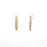  14k Yellow Gold Huggie Earrings