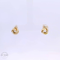  14k Love Knot Stud Earring