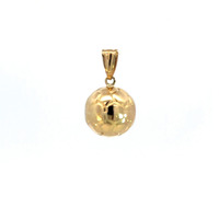 14Kt Yellow Gold Soccer Ball Pendant