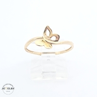 14KT Butterfly Ring Yellow Gold, Size 9