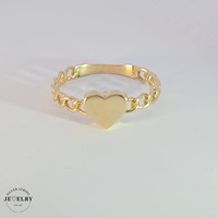 14KT Fancy Heart Ring