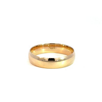  14K Yellow Gold 4.5mm Wedding Band Size 9