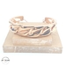  18KT Hollow Cuban Bangle Rose Gold 15mm